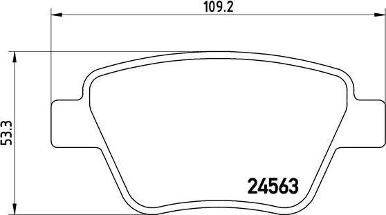 Brembo P 85 114 - Bromsbeläggssats, skivbroms xdelar.se