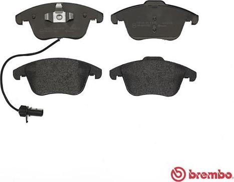 Brembo P 85 113 - Bromsbeläggssats, skivbroms xdelar.se