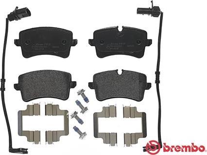 Brembo P 85 117 - Bromsbeläggssats, skivbroms xdelar.se