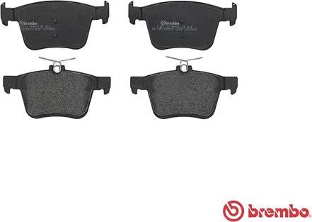 Brembo P 85 125 - Bromsbeläggssats, skivbroms xdelar.se