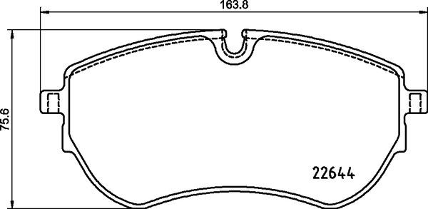 Brembo P 85 173 - Bromsbeläggssats, skivbroms xdelar.se