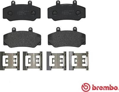 Brembo P 86 006 - Bromsbeläggssats, skivbroms xdelar.se