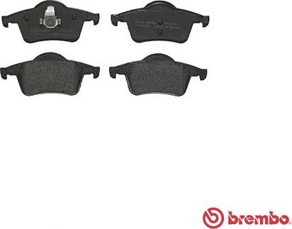 Brembo P 86 014 - Bromsbeläggssats, skivbroms xdelar.se