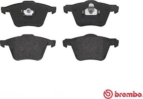 Brembo P 86 018 - Bromsbeläggssats, skivbroms xdelar.se