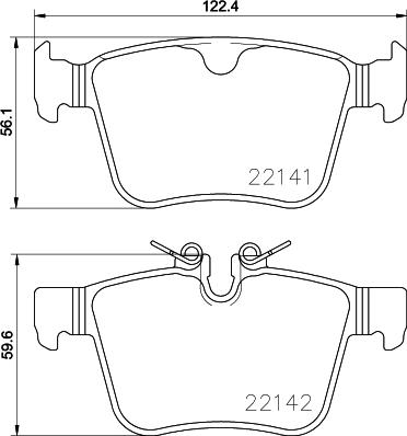 Brembo P 86 029 - Bromsbeläggssats, skivbroms xdelar.se