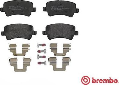 Brembo P 86 021 - Bromsbeläggssats, skivbroms xdelar.se