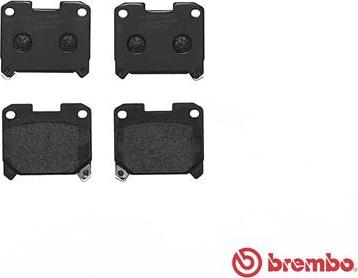 Brembo P 83 091 - Bromsbeläggssats, skivbroms xdelar.se