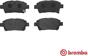 Brembo P 83 097 - Bromsbeläggssats, skivbroms xdelar.se