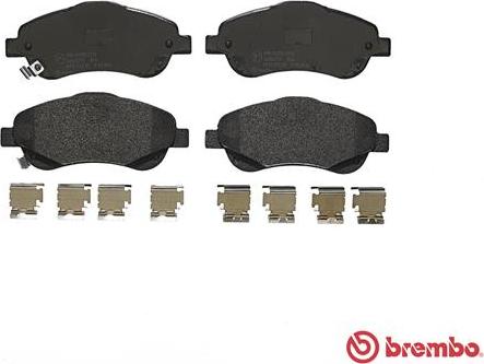 Brembo P 83 046 - Bromsbeläggssats, skivbroms xdelar.se