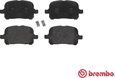 Brembo P 83 040 - Bromsbeläggssats, skivbroms xdelar.se