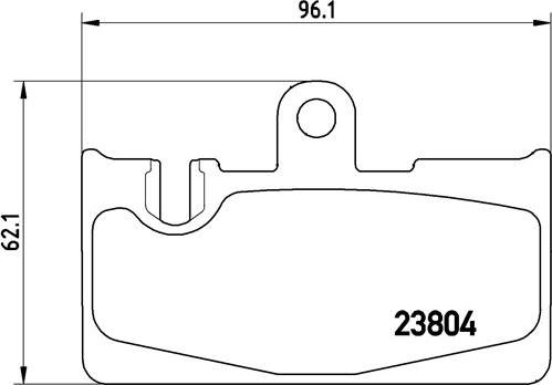 Brembo P 83 059 - Bromsbeläggssats, skivbroms xdelar.se