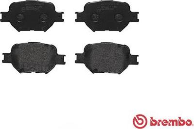 Brembo P 83 054 - Bromsbeläggssats, skivbroms xdelar.se