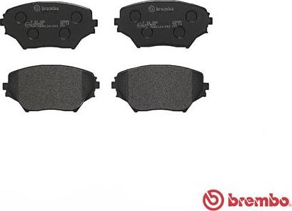 Brembo P 83 055 - Bromsbeläggssats, skivbroms xdelar.se