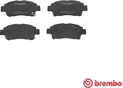 Brembo P 83 050 - Bromsbeläggssats, skivbroms xdelar.se