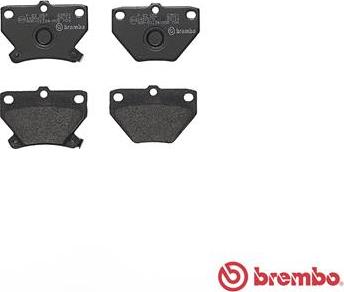 Brembo P 83 052 - Bromsbeläggssats, skivbroms xdelar.se