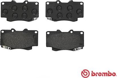 Brembo P 83 069 - Bromsbeläggssats, skivbroms xdelar.se