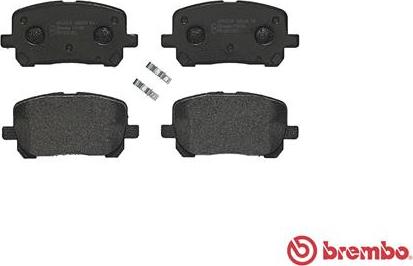 Brembo P 83 061 - Bromsbeläggssats, skivbroms xdelar.se