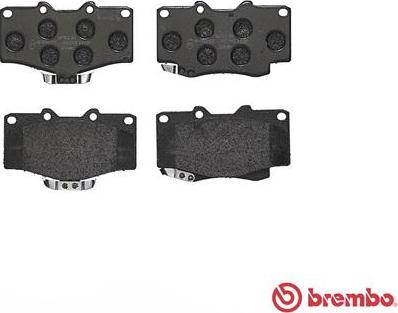 Brembo P 83 009 - Bromsbeläggssats, skivbroms xdelar.se