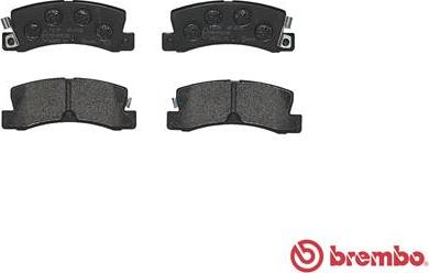 Brembo P 83 015 - Bromsbeläggssats, skivbroms xdelar.se