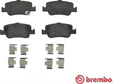 Brembo P 83 080 - Bromsbeläggssats, skivbroms xdelar.se