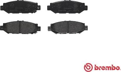 Brembo P 83 038 - Bromsbeläggssats, skivbroms xdelar.se