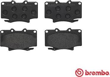 Brembo P 83 025 - Bromsbeläggssats, skivbroms xdelar.se