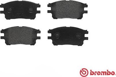 Brembo P 83 070 - Bromsbeläggssats, skivbroms xdelar.se