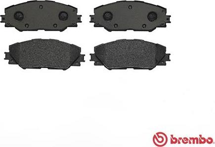 Brembo P 83 071 - Bromsbeläggssats, skivbroms xdelar.se