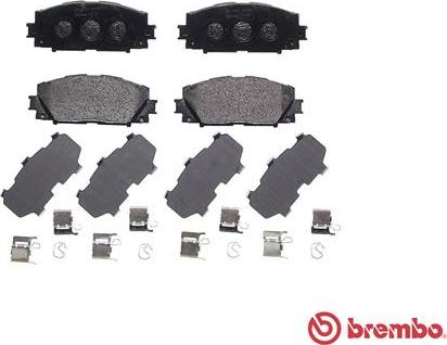 Brembo P 83 141 - Bromsbeläggssats, skivbroms xdelar.se