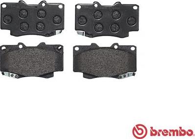 Brembo P 83 151 - Bromsbeläggssats, skivbroms xdelar.se