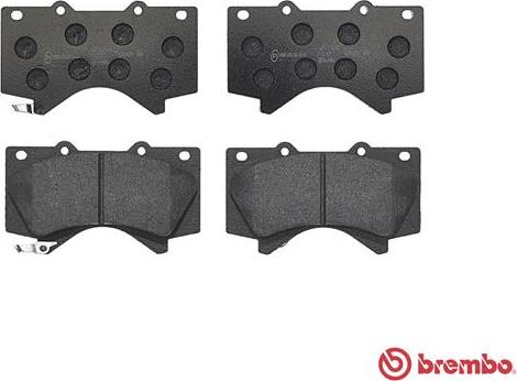 Brembo P 83 107 - Bromsbeläggssats, skivbroms xdelar.se