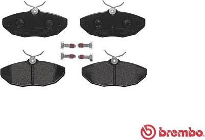 Brembo P 36 013 - Bromsbeläggssats, skivbroms xdelar.se