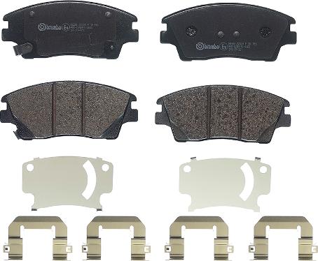 Brembo P 30 096 - Bromsbeläggssats, skivbroms xdelar.se