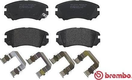 Brembo P 30 043 - Bromsbeläggssats, skivbroms xdelar.se