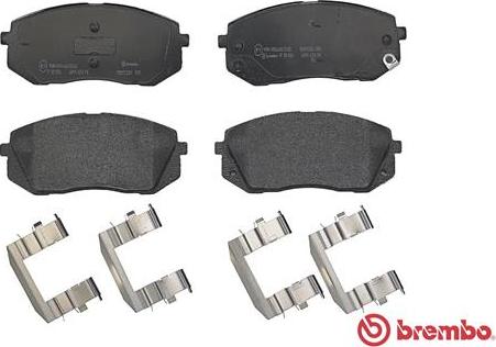 Brembo P 30 056 - Bromsbeläggssats, skivbroms xdelar.se