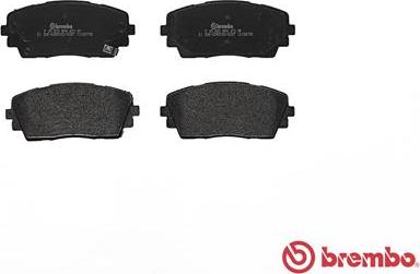 Brembo P 30 053 - Bromsbeläggssats, skivbroms xdelar.se