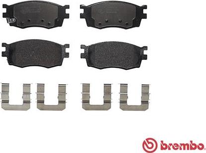 Brembo P 30 069 - Bromsbeläggssats, skivbroms xdelar.se