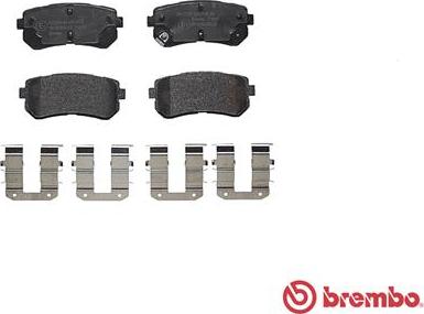 Brembo P 30 068 - Bromsbeläggssats, skivbroms xdelar.se