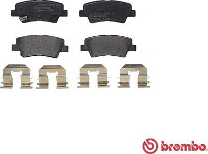 Brembo P 30 067 - Bromsbeläggssats, skivbroms xdelar.se