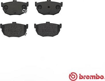 Brembo P 30 003 - Bromsbeläggssats, skivbroms xdelar.se