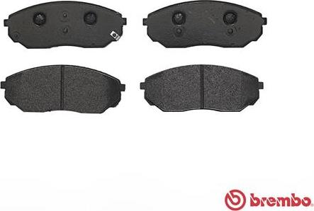 Brembo P 30 019 - Bromsbeläggssats, skivbroms xdelar.se