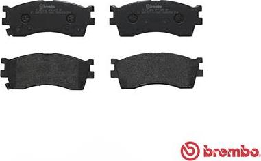 Brembo P 30 016 - Bromsbeläggssats, skivbroms xdelar.se