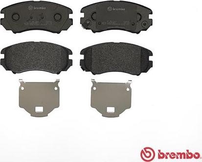 Brembo P 30 018 - Bromsbeläggssats, skivbroms xdelar.se