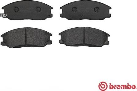 Brembo P 30 013 - Bromsbeläggssats, skivbroms xdelar.se