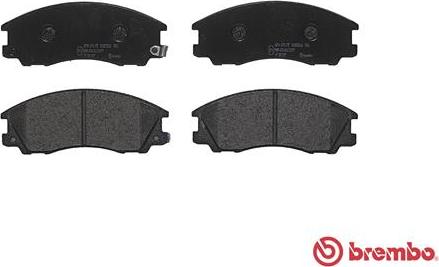 Brembo P 30 017 - Bromsbeläggssats, skivbroms xdelar.se