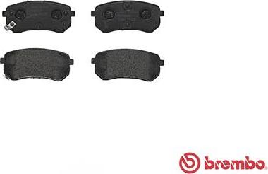 Brembo P 30 033 - Bromsbeläggssats, skivbroms xdelar.se