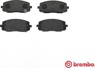 Brembo P 30 032 - Bromsbeläggssats, skivbroms xdelar.se