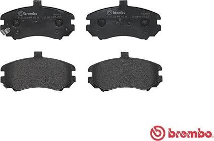 Brembo P 30 029 - Bromsbeläggssats, skivbroms xdelar.se