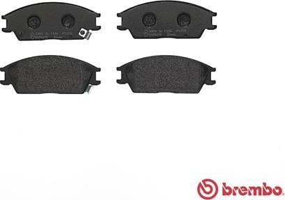 Brembo P 30 024 - Bromsbeläggssats, skivbroms xdelar.se