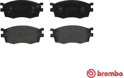 Brembo P 30 026 - Bromsbeläggssats, skivbroms xdelar.se